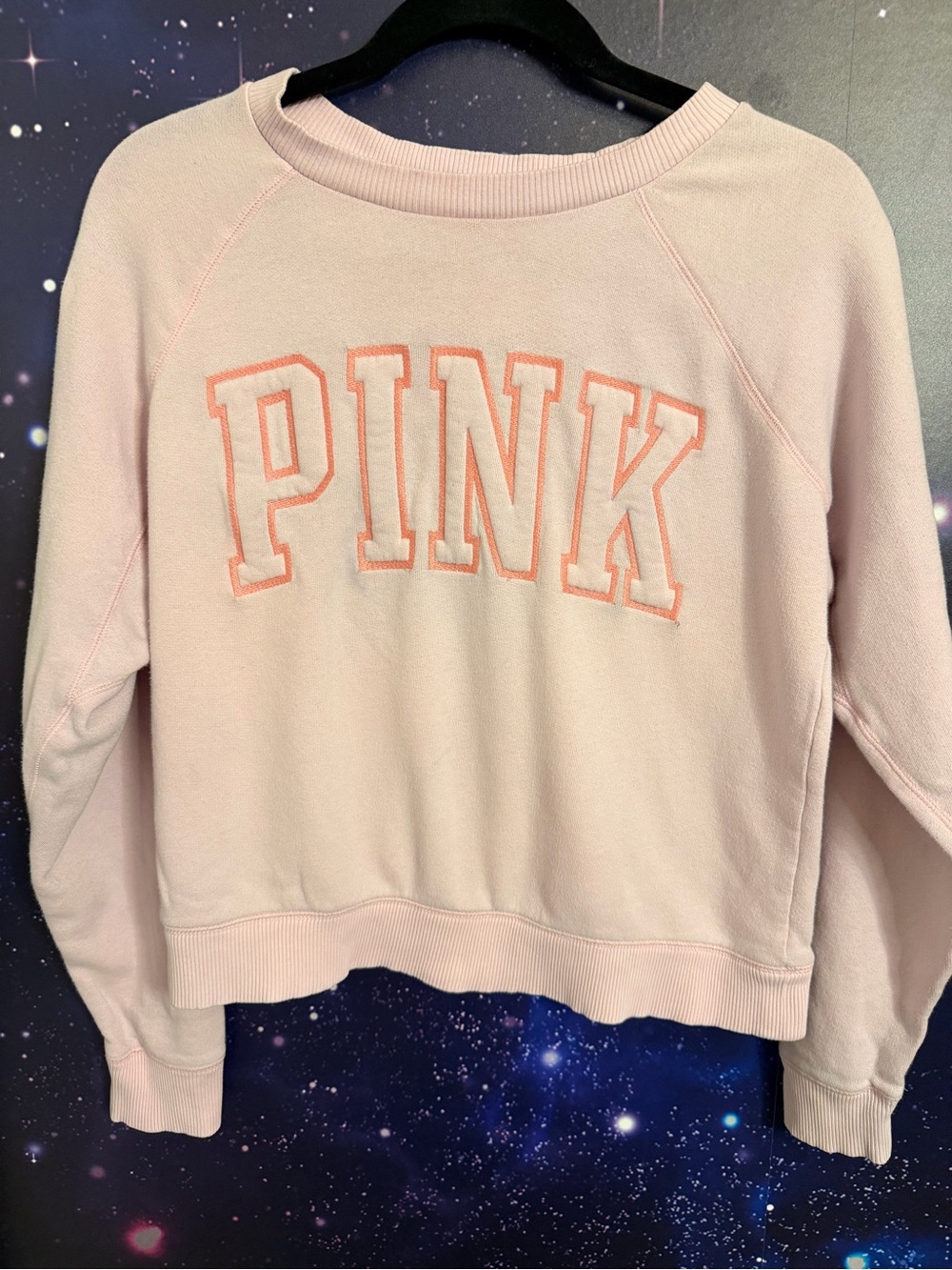 Victoria's Secret PINK Light Pink Logo Sweatshirt
